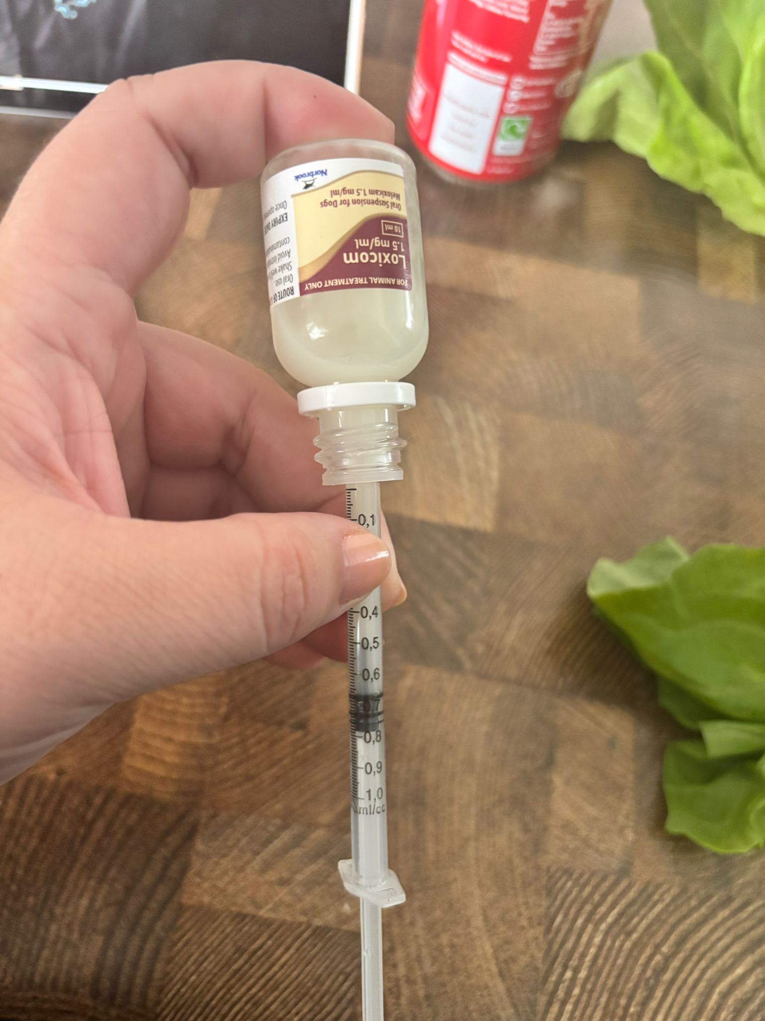 Medicine preparation step 1